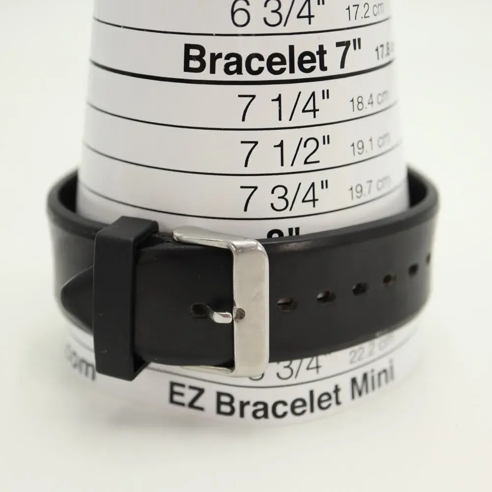 Nixon The Magnified Black White 48mm Swiss Lefty Watch UPSIDEDOWN DATE Working